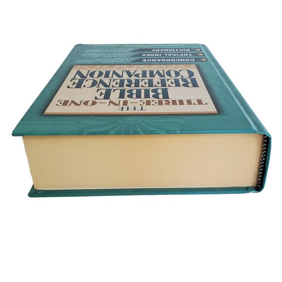The Three In One Bible Reference Companion Hardcover Thumb Index 1982 - Picture 12 of 12